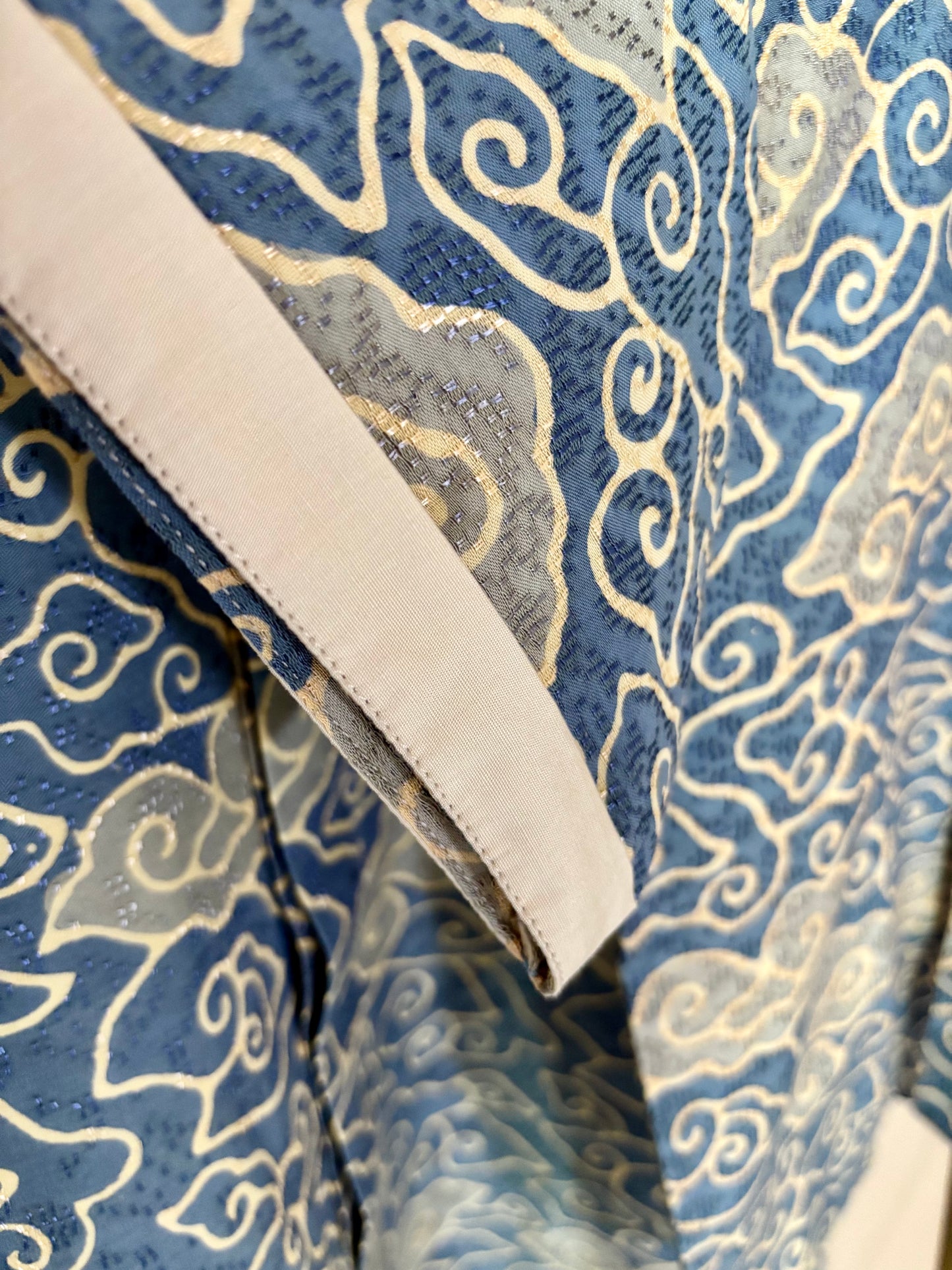 Short Sleeve Textured Batik Kids Shirt- Awan Tenang