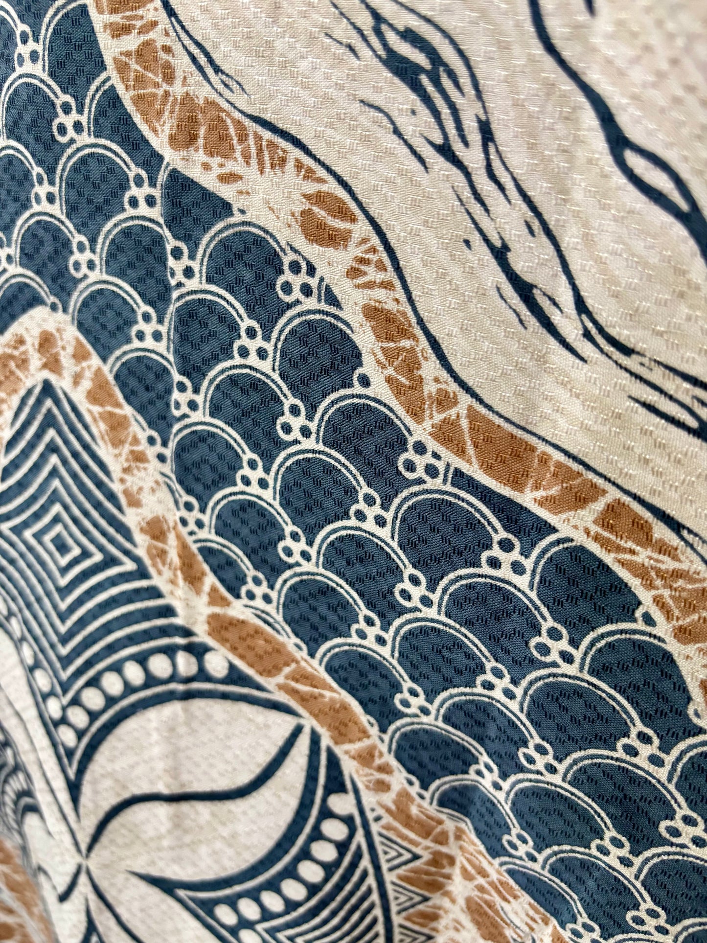 Short Sleeve Textured Batik Shirt- Nusantara Flow